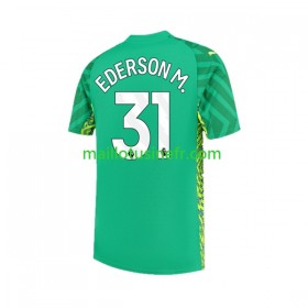 Maillot de Foot Manchester City Ederson Moraes 31 Gardien Domicile 2023-24